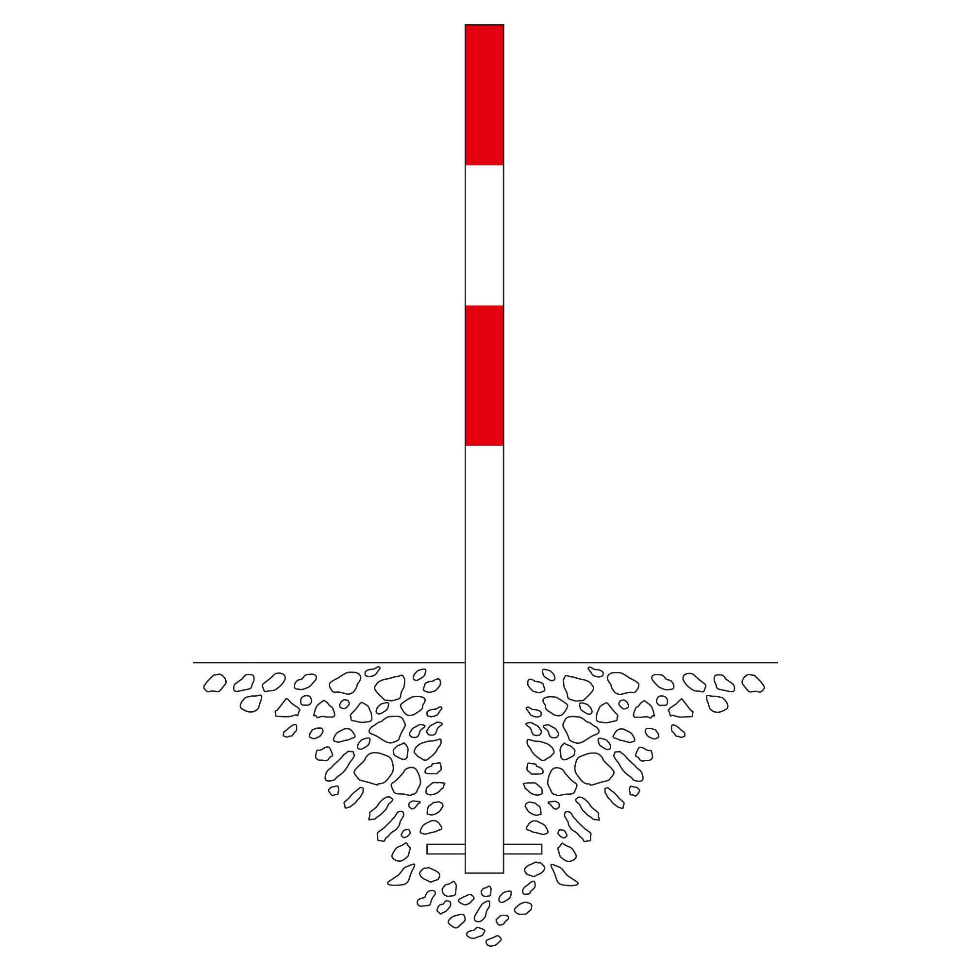 Pullert - Ø60 mm - Nedstøbt - Billede 5