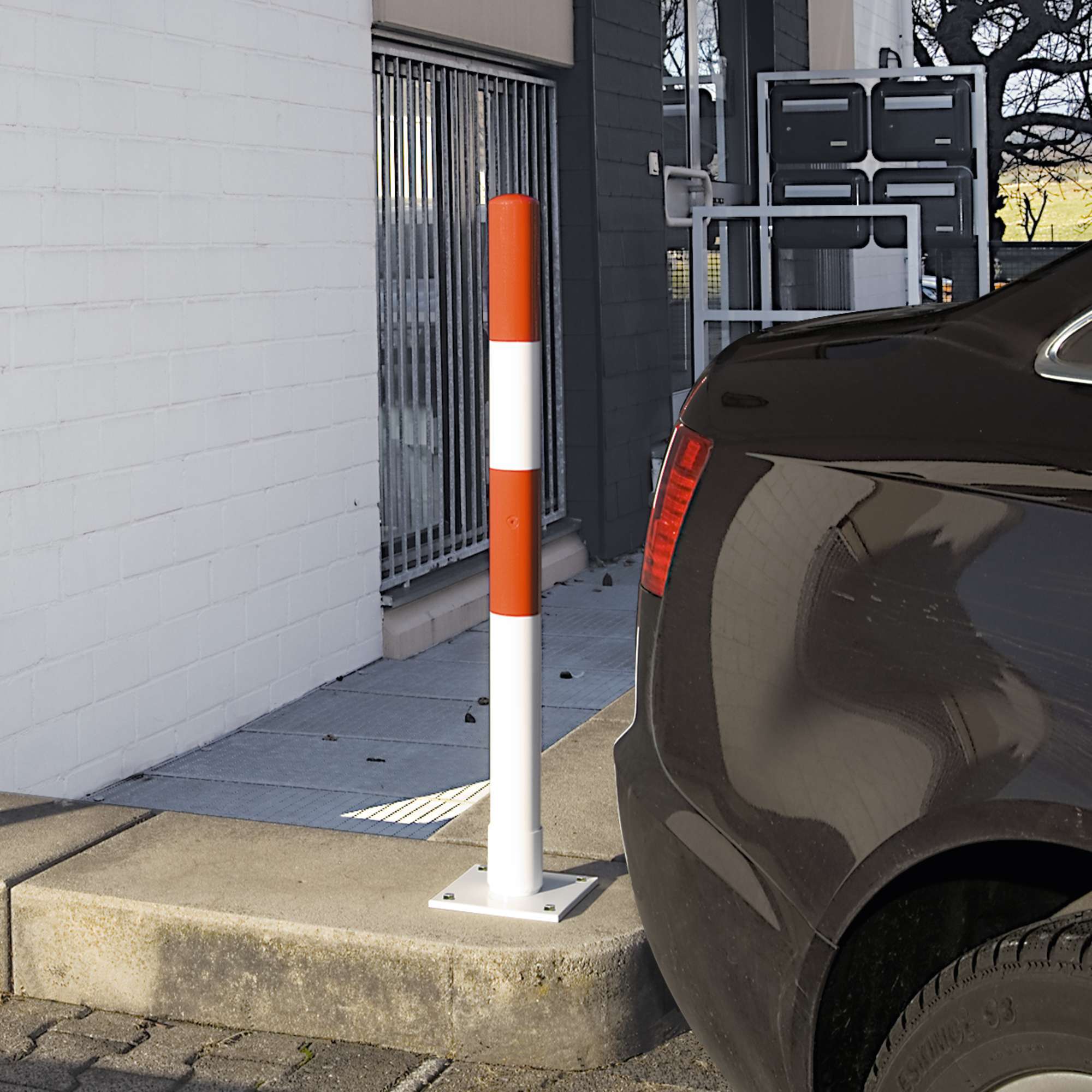 Drive-Over Bollard - Spring-Loaded - Concrete-In - Image 3