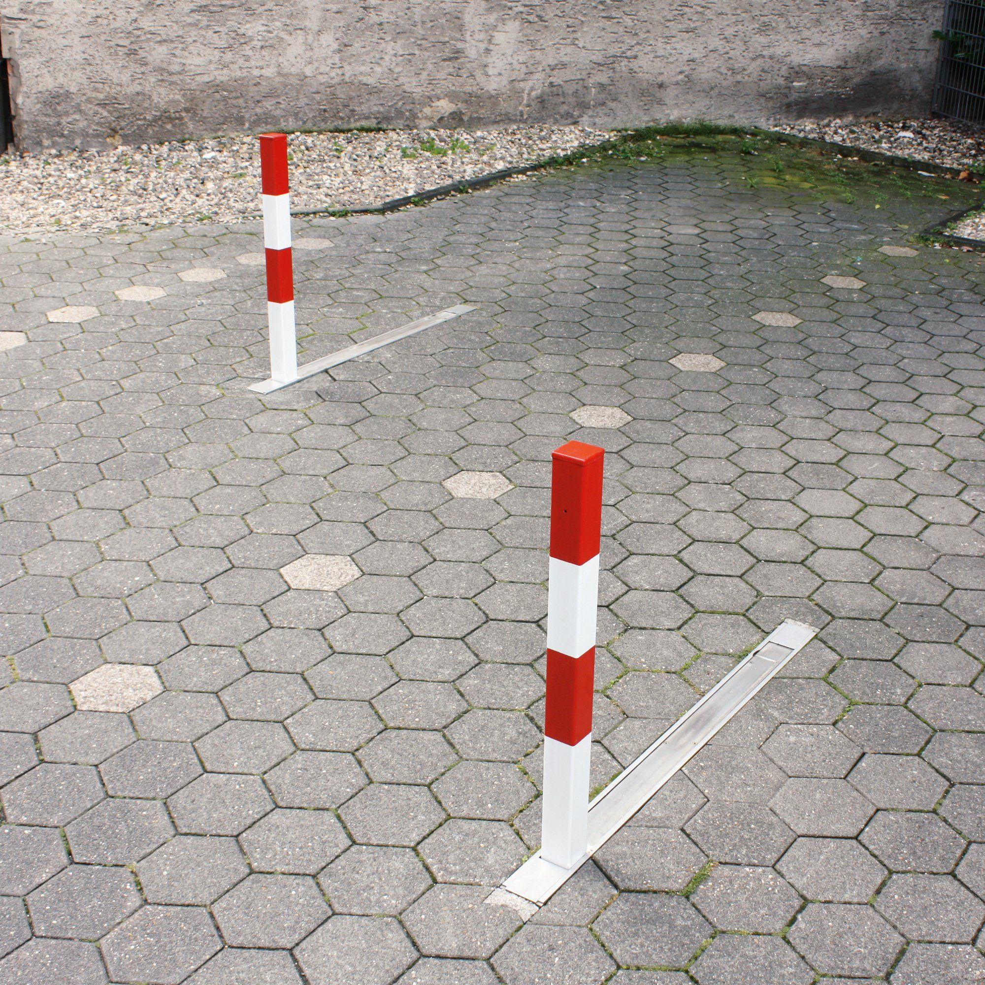 Parkpfosten - Umlegbar (bodenbündig montiert) – Bild 3