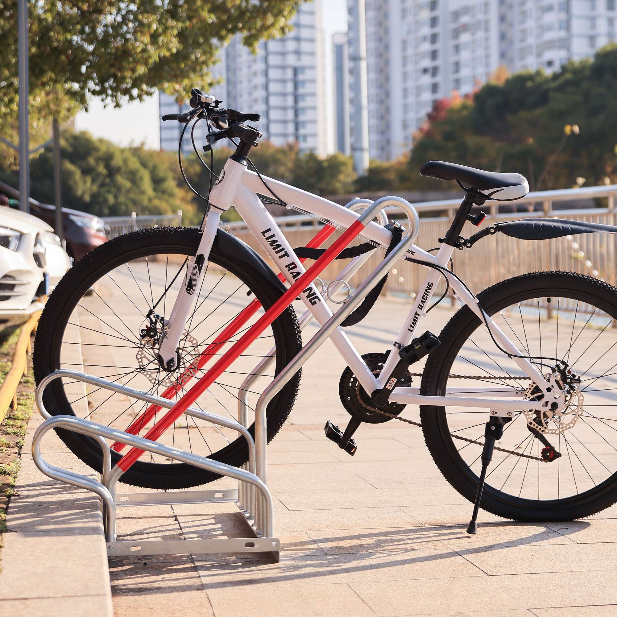 Alternative view of Cykelställ med ramlås - HYBRID