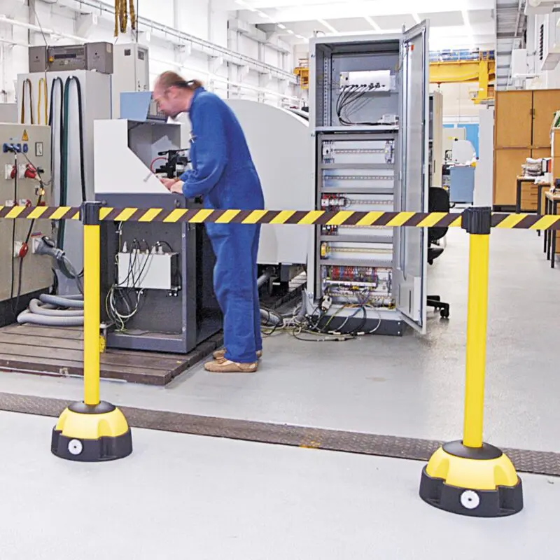 Alternative view of Hi-Vis Stanchions