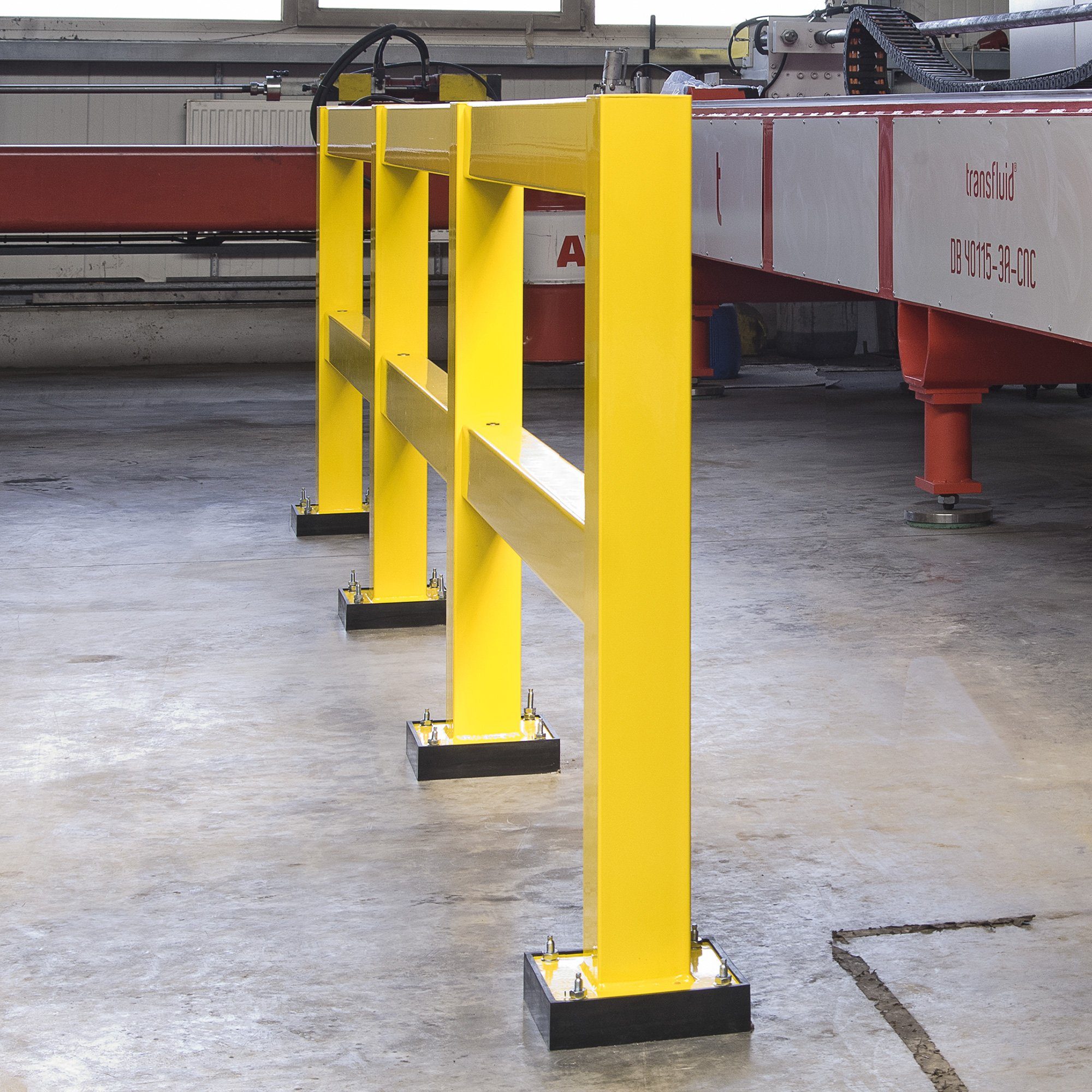 Flexible Fußplatte für Anfahrschutzgeländer - 50 x 200 x 200 mm – Bild 6