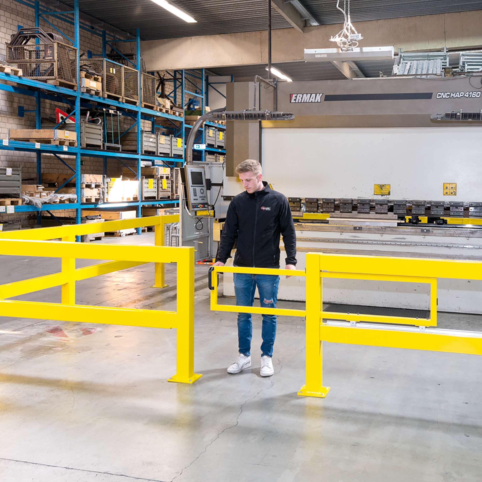 Alternative view of Skyveport for sikkerhetsrekkverk MD og HD