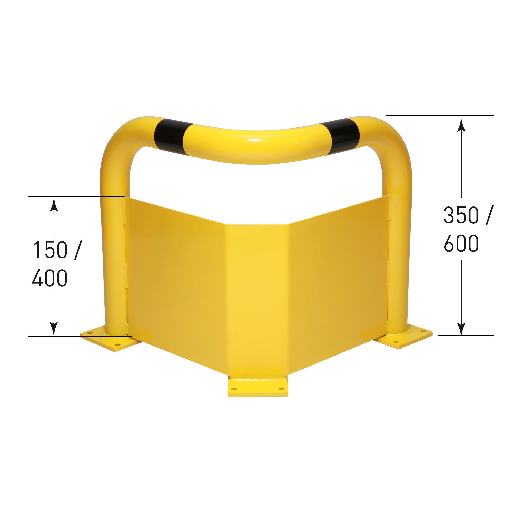 Impact Protection - Corner Guard with Underrun Protection - Ø76mm - Image 4