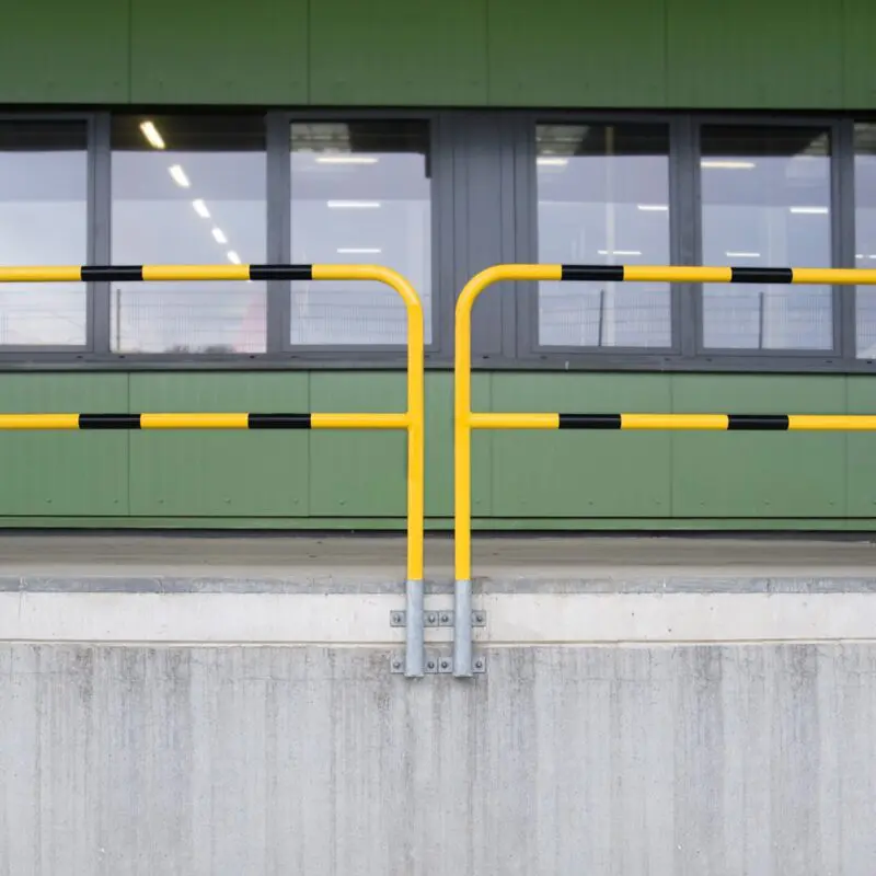 Alternative view of Wall-Mounted Safety Railing - Impact Protection - Ø48mm