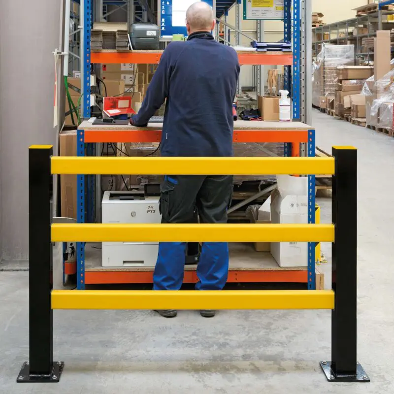 Alternative view of Impact Protection - Pedestrian Safety Railing