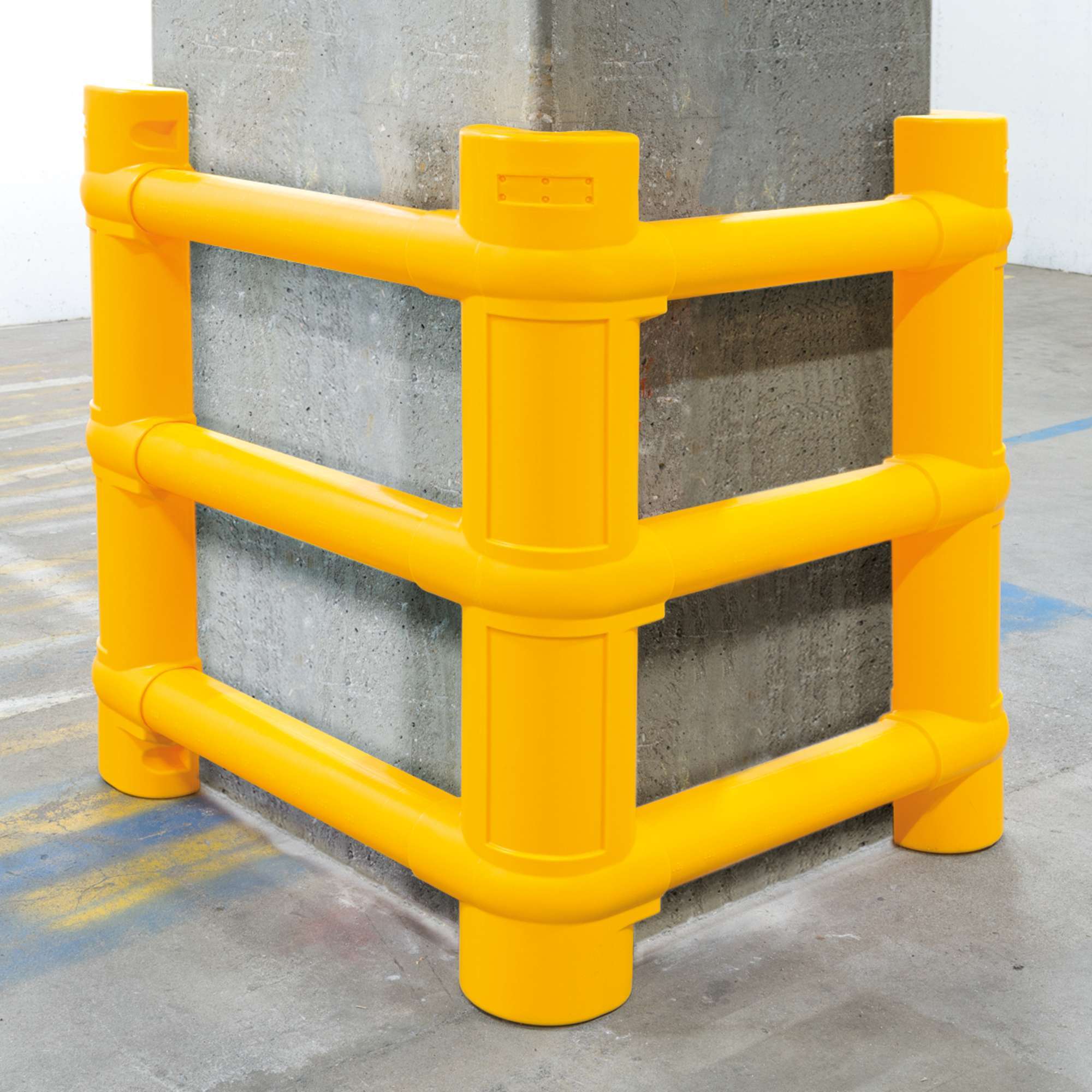 Säulenschutz aus ECO-Kunststoff - Set mit vier Seitenteilen - 1000 x 770 mm (H x B) – Bild 3