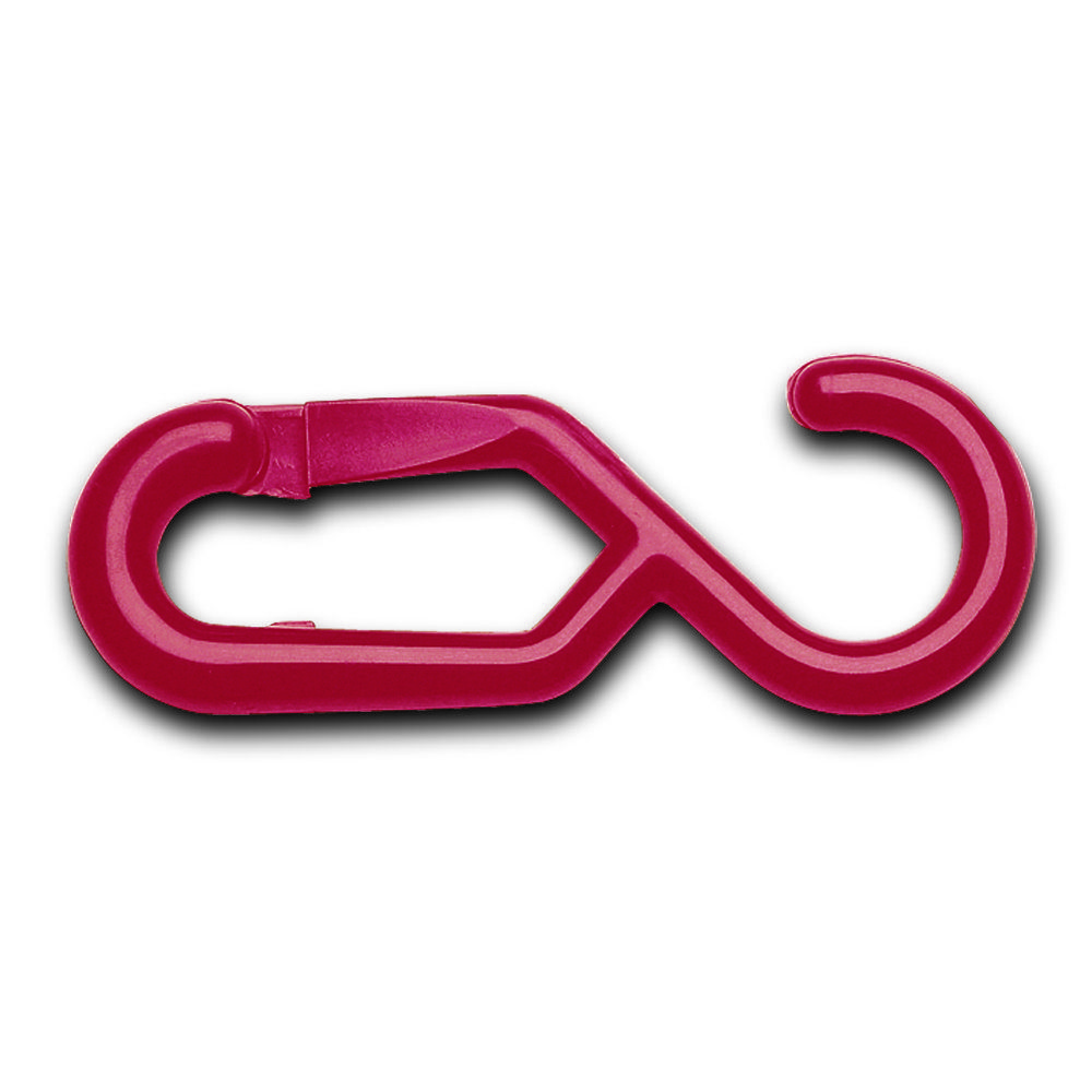Haken - Nylon - Rot / 10 Stk.