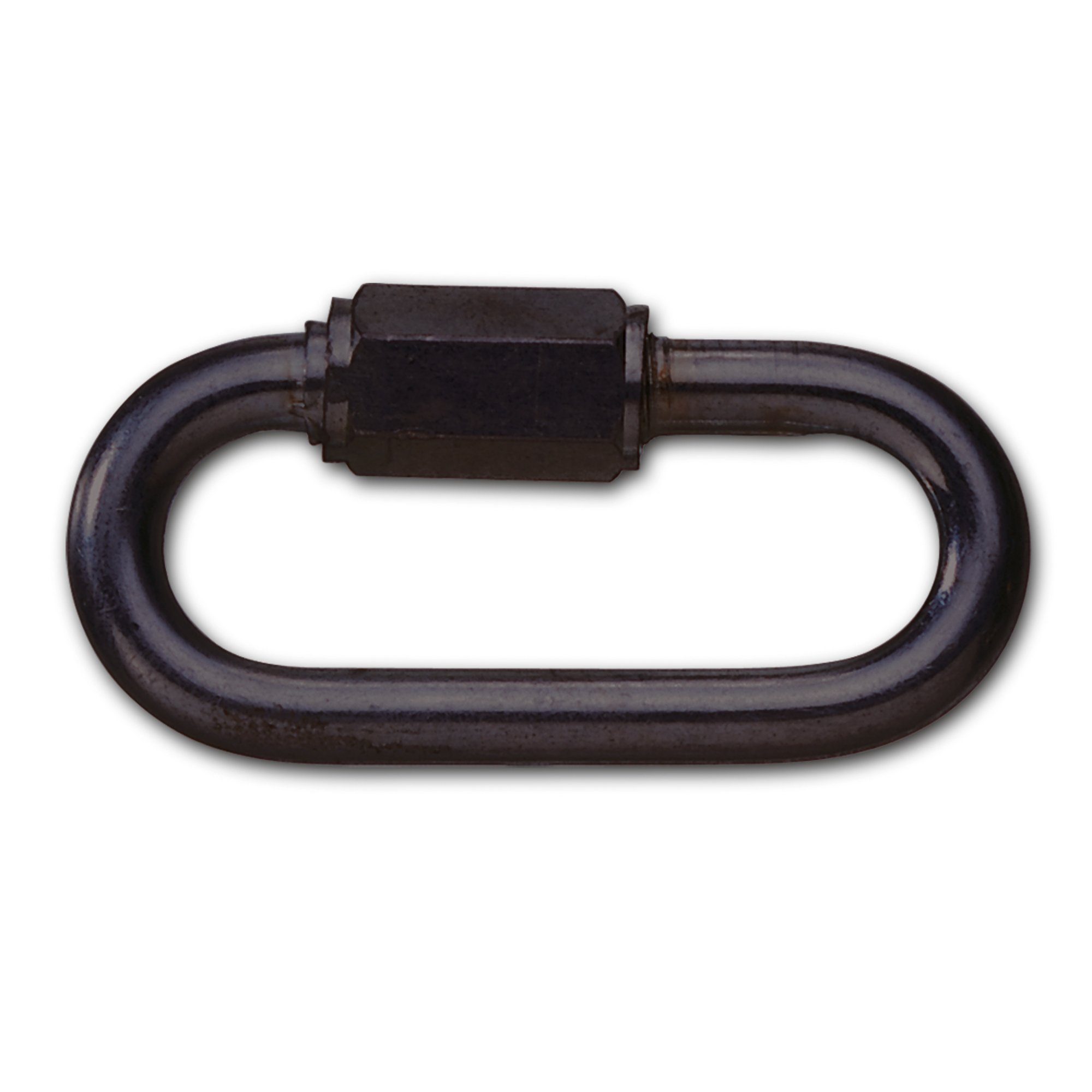 Kettenverbindungsglied – Schwarz – 6mm verzinkter Stahl mit Schraubverschluss / 10 Stk.