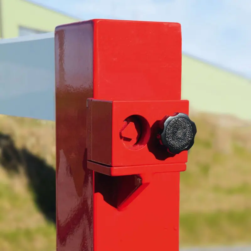 Fire Department Triangle Lock - Manual Boom Gate Instead of Cylinder Lock
