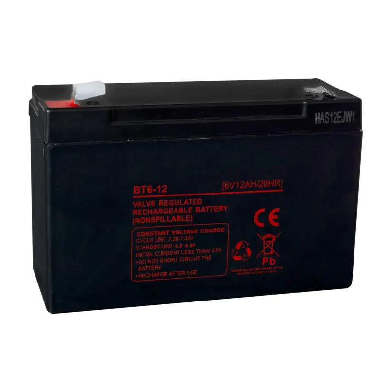 Extra rechargeable battery (6 volt) for COMPACT boom barrier