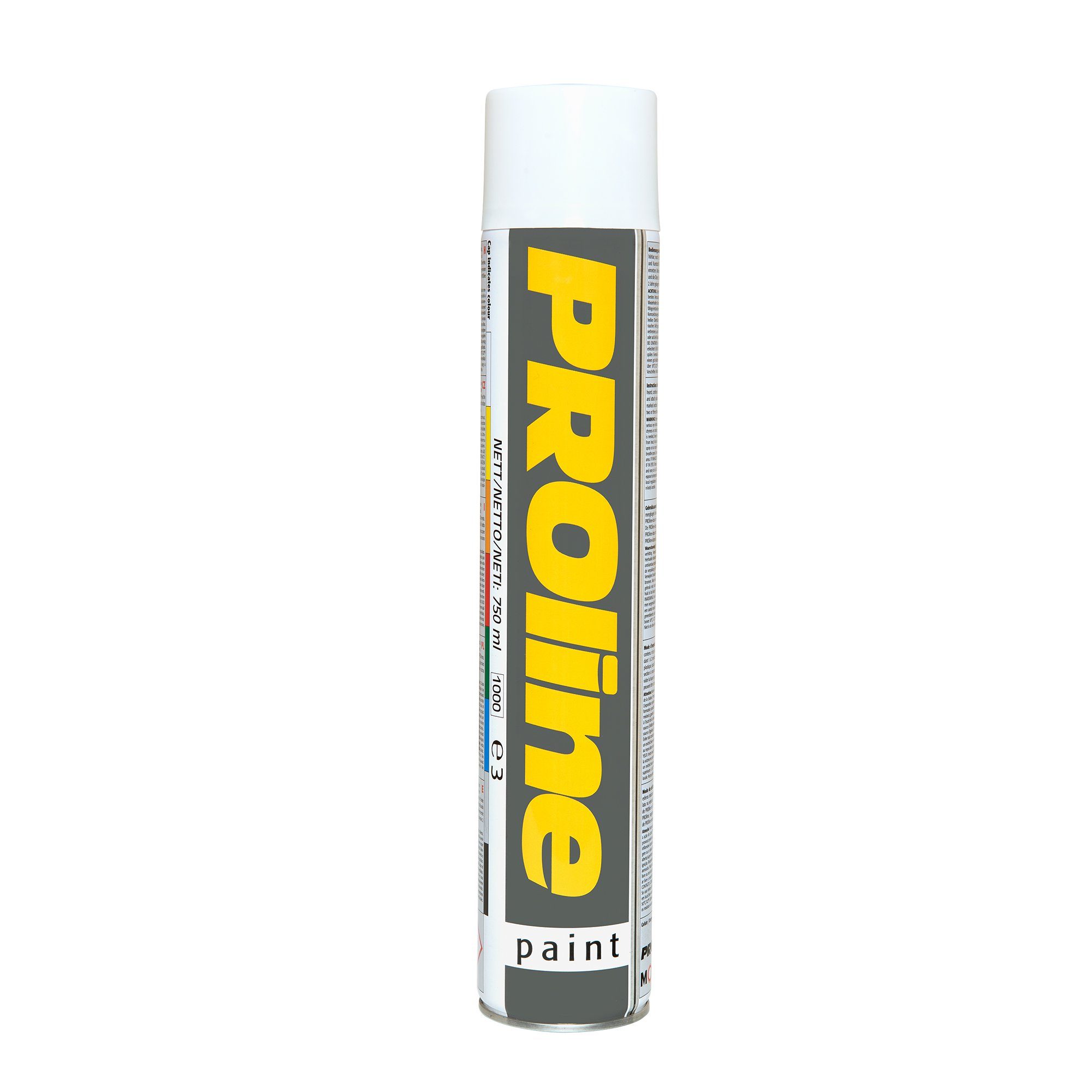 Linjemarkeringsmaling PROline 750ml spray - Hvid