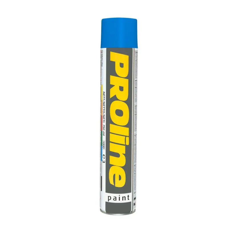 Line Marking Paint PROline 750ml Spray - Blue