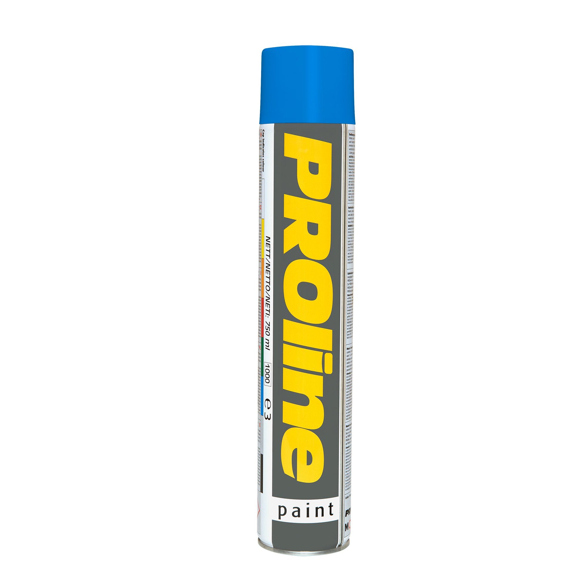 Linjemarkeringsmaling PROline 750ml spray - Blå