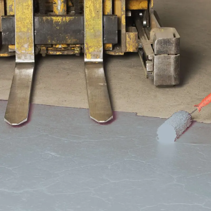 Floor Paint - Indoor Anti-Slip 5 Liter - Silver Gray RAL 7001