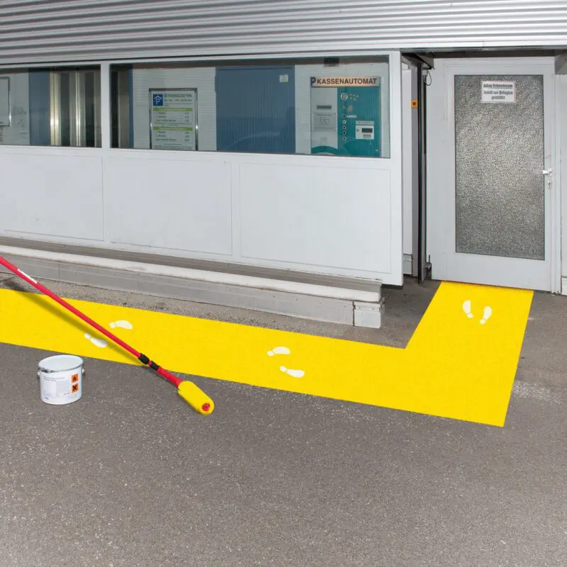 Floor Paint - Outdoor Industrial Coating - Yellow RAL 1023