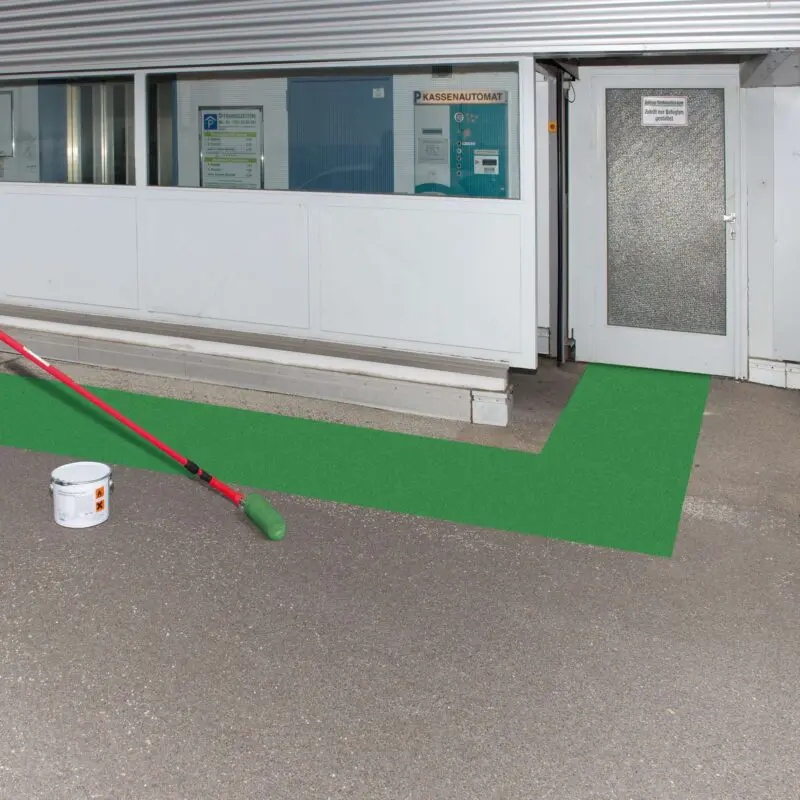 Floor Paint - Outdoor Industrial Coating - Green RAL 6018