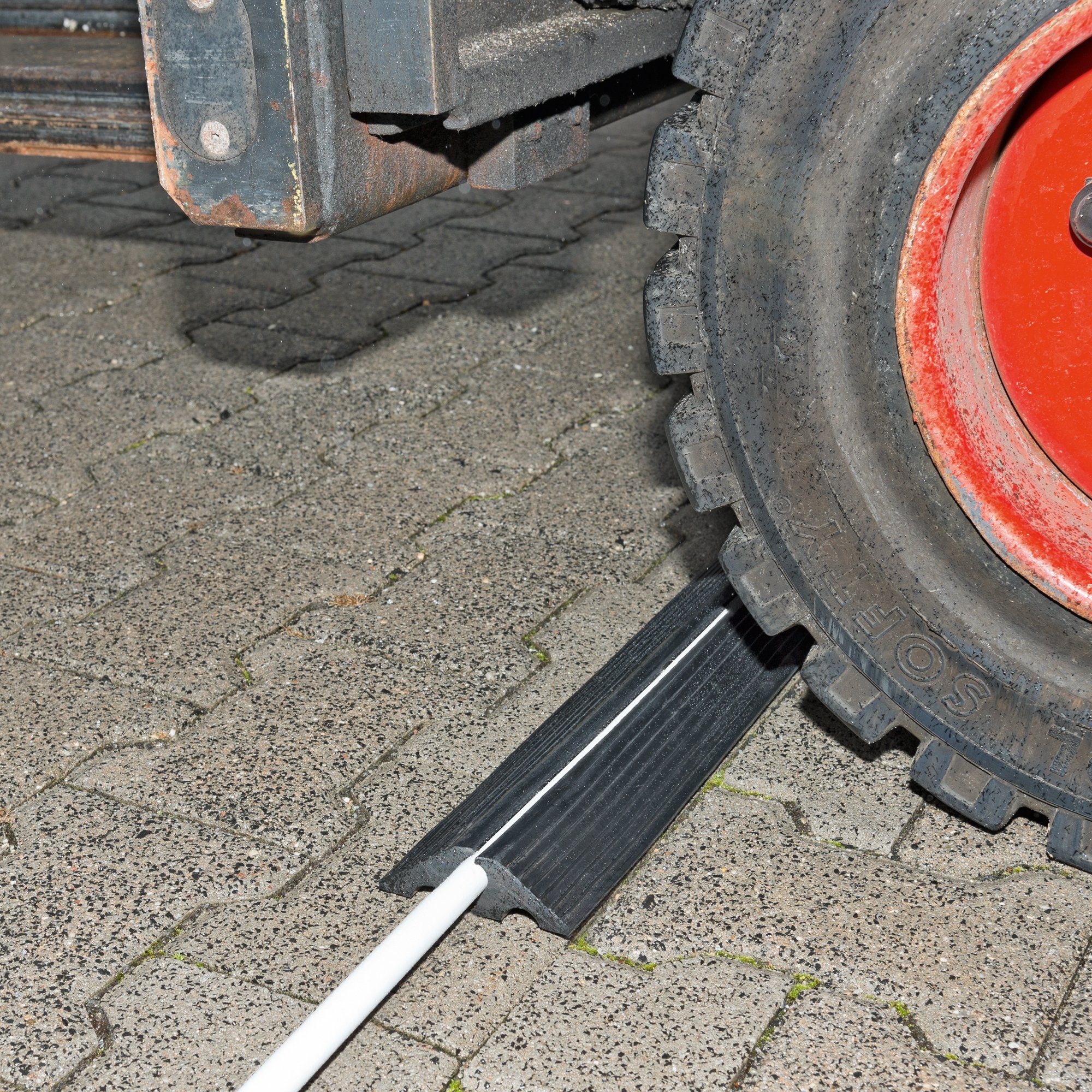 Alternative view of Hard Rubber Cable Protector - 10 Meter Roll