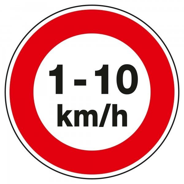 1-10 km/h