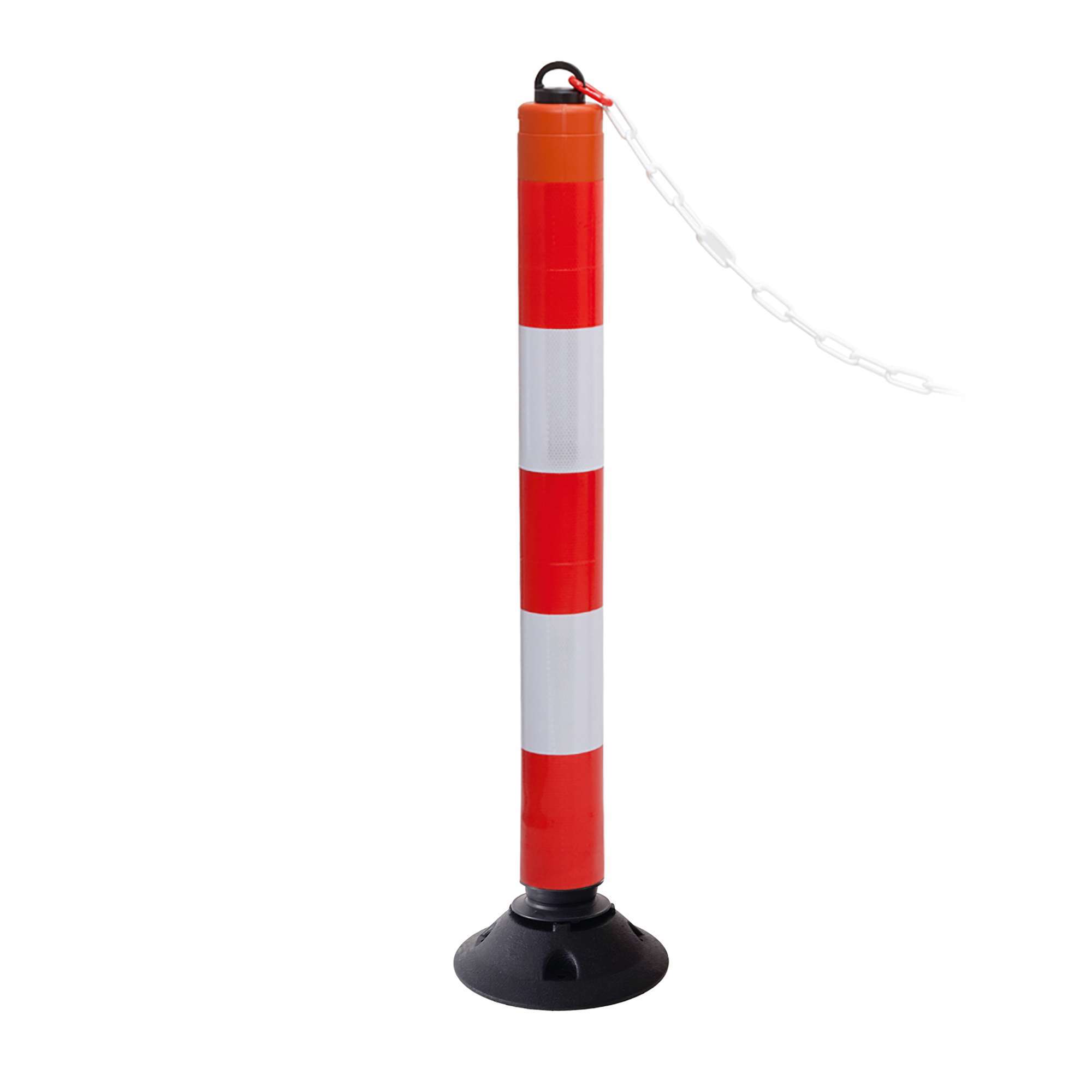 Absperrpfosten mit Kettenösen – Bild 3