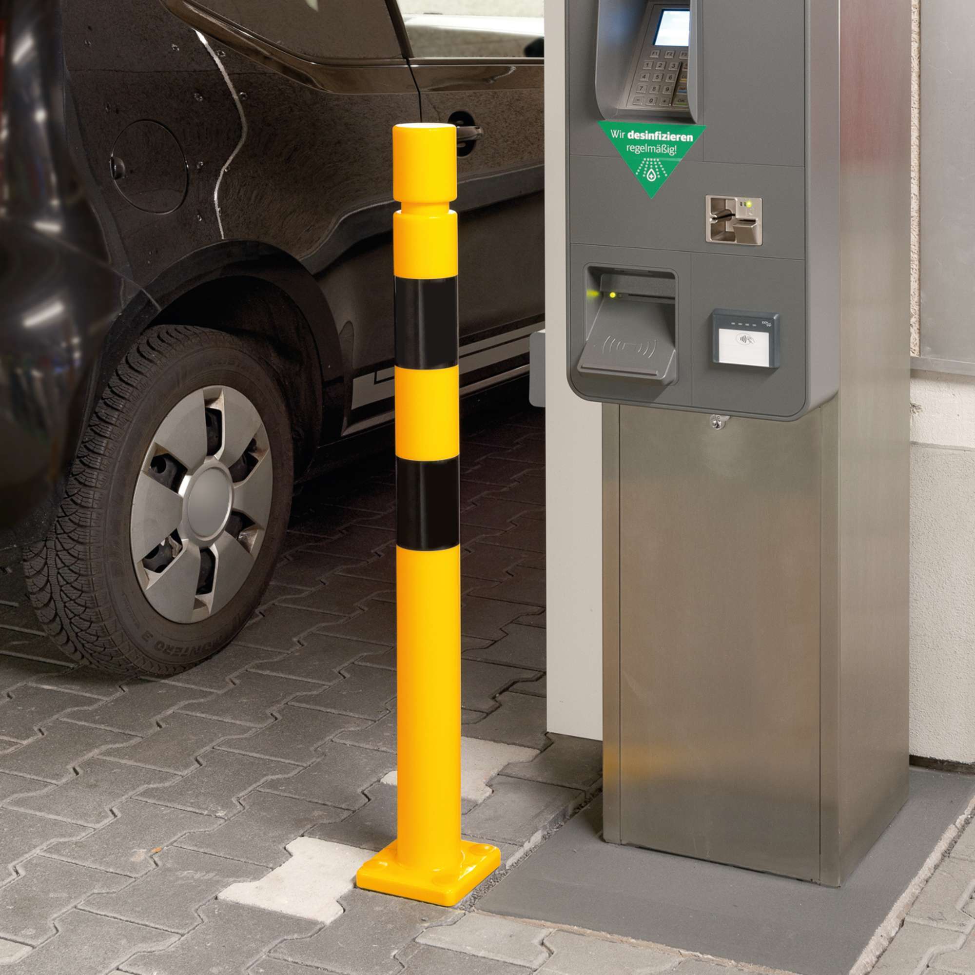 Traffic Bollard - Impact Protection - FLEXIBLE Polyurethane - Image 4