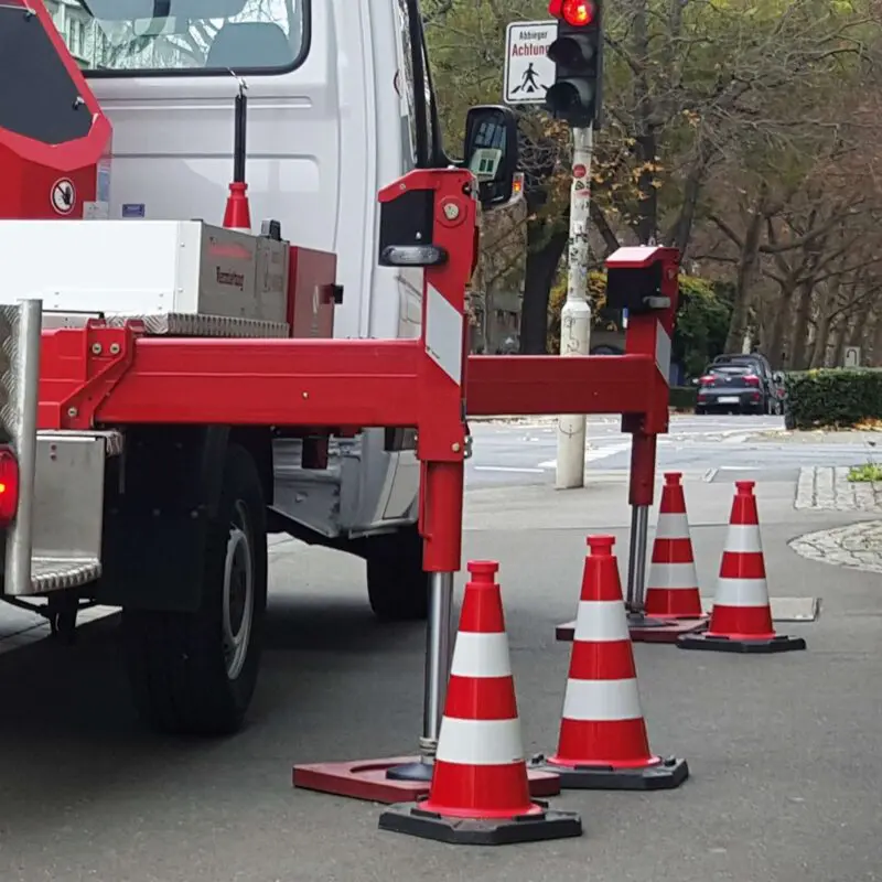 Alternative view of Reflective Traffic Cone EU