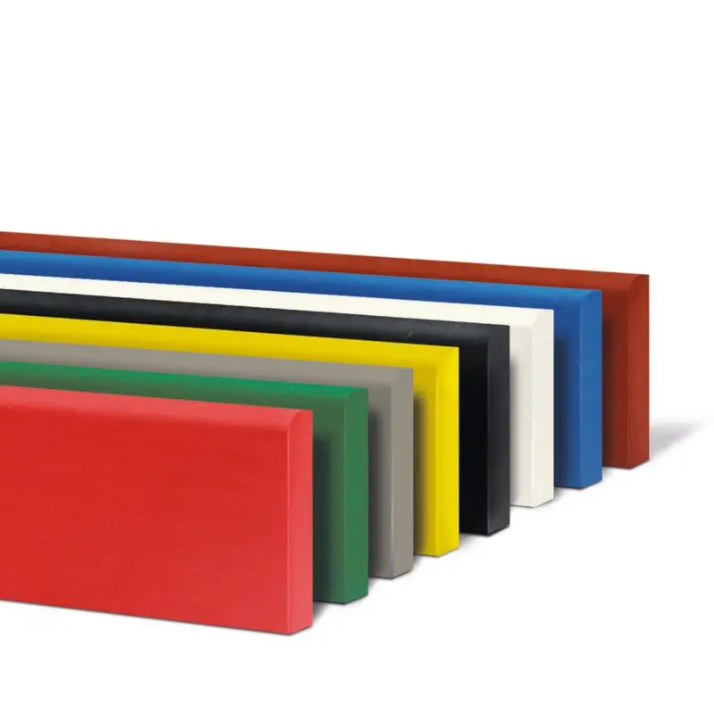 Wall Bumper Rail / Wall Guard in Polyethylene PE-HMW - Scratch Protection for Walls