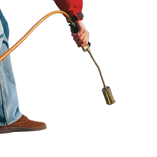 Gasbrænder med trykreduktion