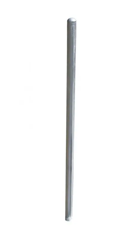 Cast-In Sign Post - Ø60 mm - Height: 1550 mm - Galvanized / Hot-Dip Galvanized