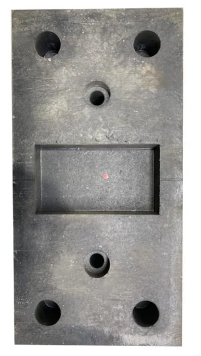 Gummibuffer til læsserampe - 500 x 250 x 140 mm - Slidstærk gummi - Billede 5