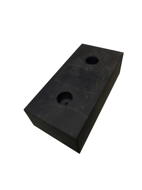 Gummibuffer til læsserampe - 500 x 250 x 140 mm - Slidstærk gummi - Billede 4