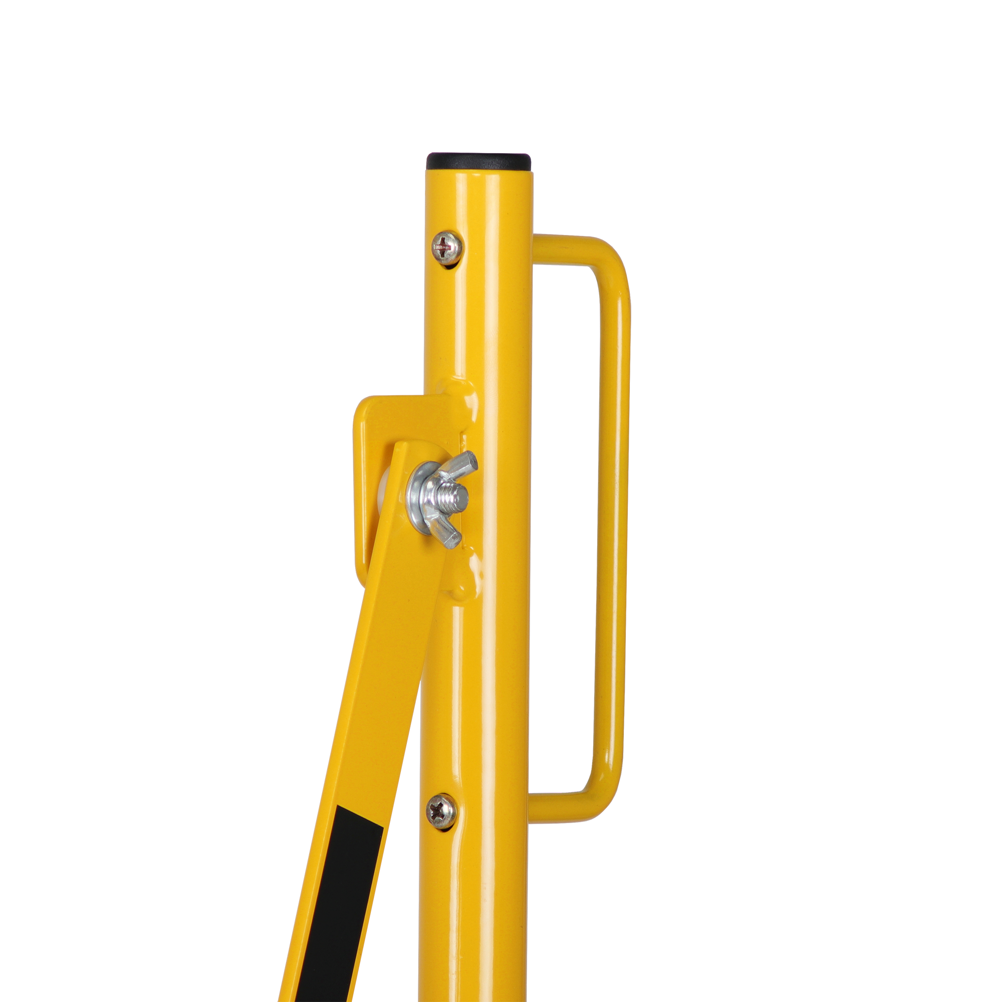 Retractable Barrier with Wheels - Yellow/Black - Max Length 3600 mm - Image 7