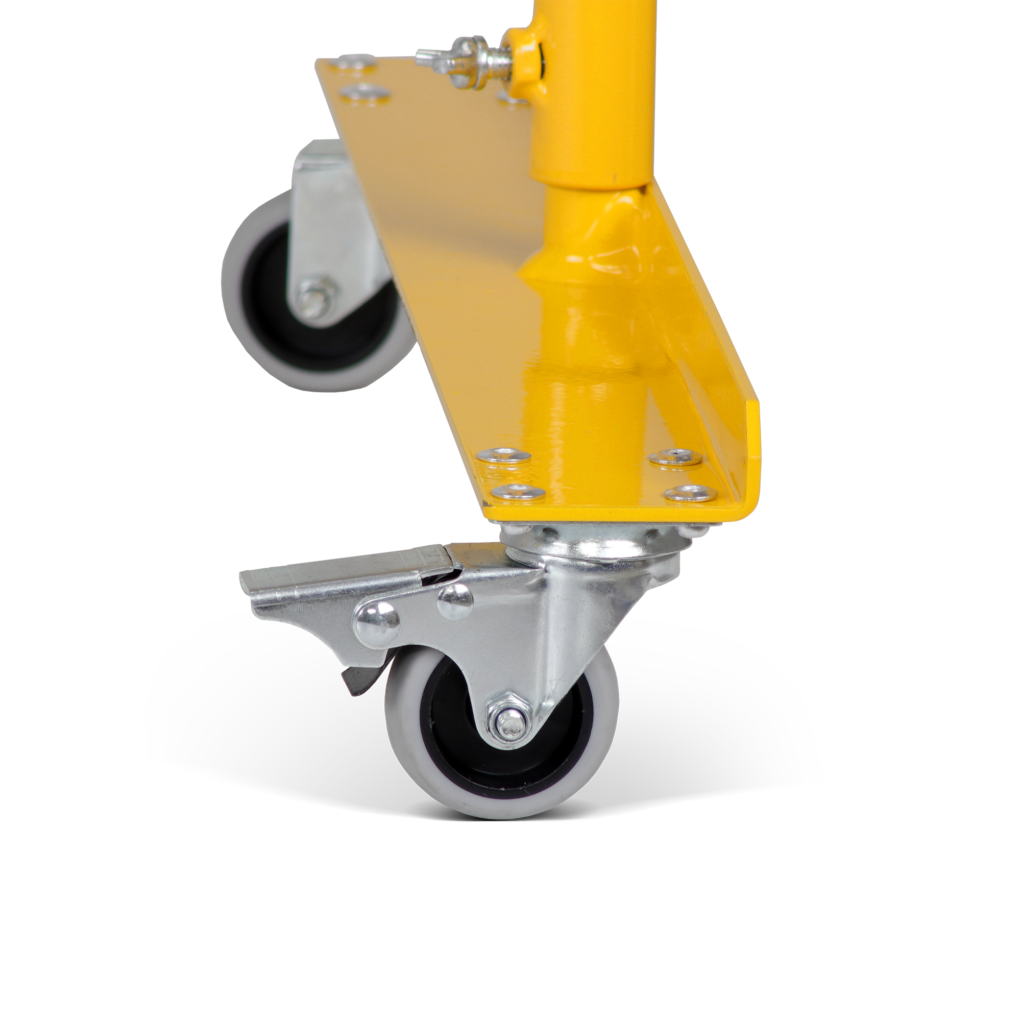 Retractable Barrier with Wheels - Yellow/Black - Max Length 3600 mm - Image 9