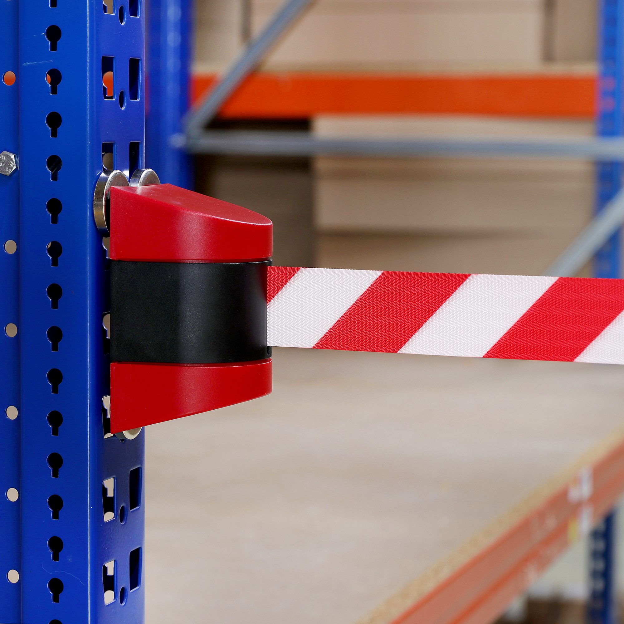 Alternative view of Avspärrningsband magnetisk - Röd/vit