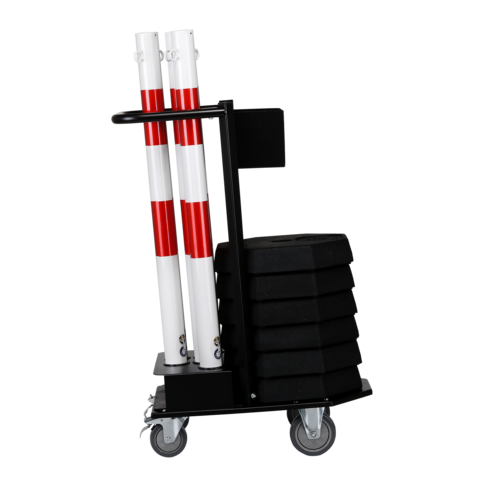 Stanchions (6 Posts) with Transport Stand