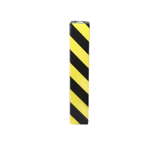Säulenschutz für 100x100 mm Säulen - PE Gelb/Schwarz