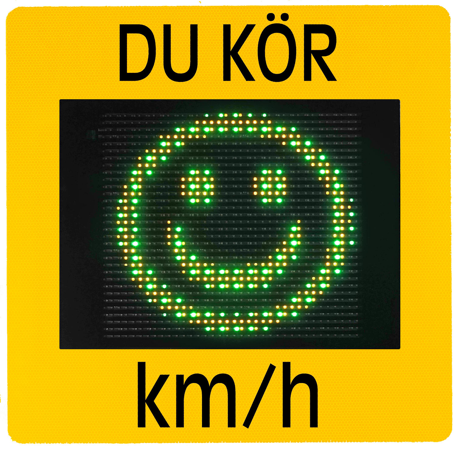 Hastighetsdisplay och trafikräknare