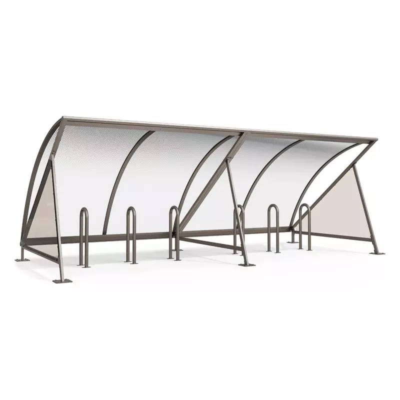 Cykelstativ låsebøjle - 870 mm høj - Ø50 mm rør - Trombone - Billede 5
