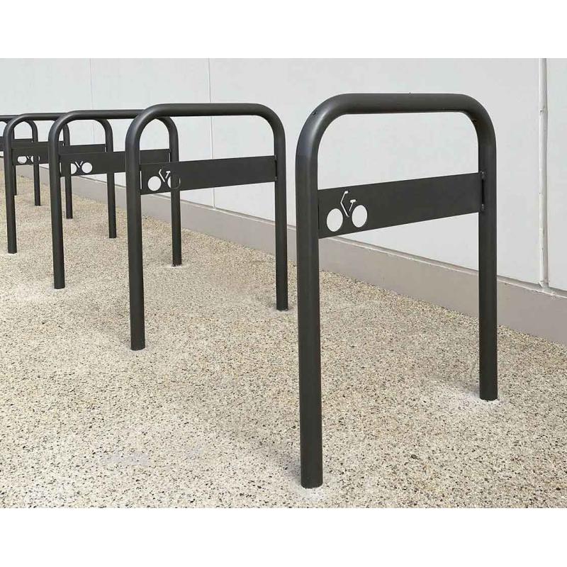 Alternative view of Fahrradständer Anlehnbügel mit Schildpaneel