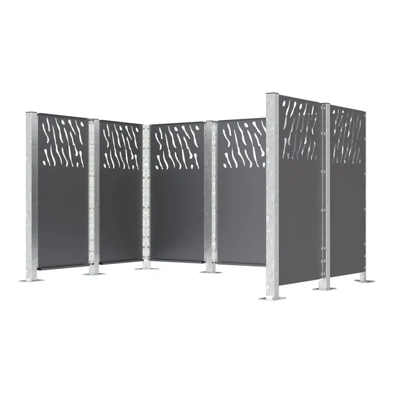 Steel Waste Bin Enclosure