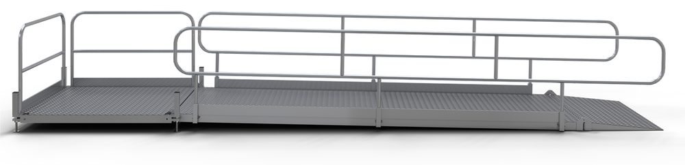 Tillgänglighetsramp i aluminium - 6.6 meter