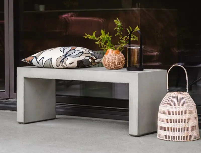 Alternative view of Concrete Bench - Fjord