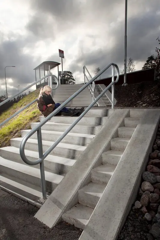 Alternative view of Block Stairs