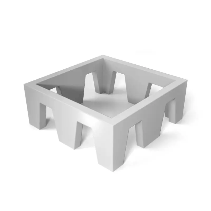 Alternative view of Concrete Tree Pit Foundation