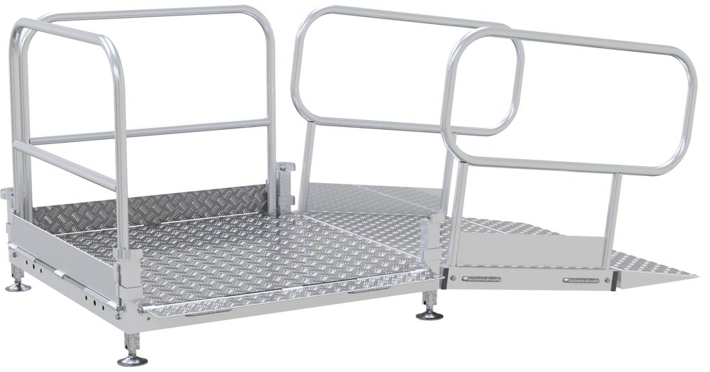 Mobil tillgänglighetsramp i aluminium