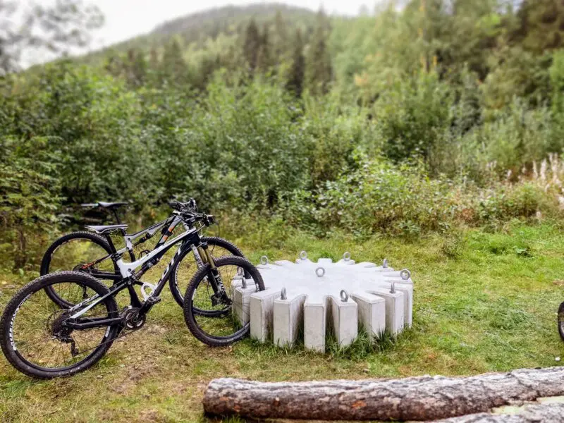 Alternative view of Concrete Bike Racks - Pedalen