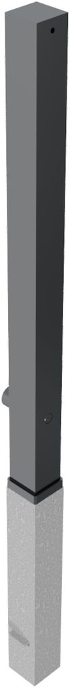 Pullerter - 70 x 70 mm - Avtakbar med lås - Bilde 3