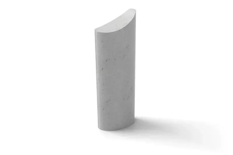 Alternative view of Concrete Bollard - Ø500/300x1500mm - Idun