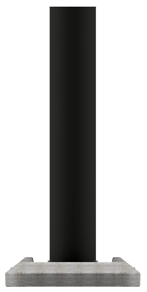 Flytbar pullert med massiv betonfod - 230 kg - Billede 3