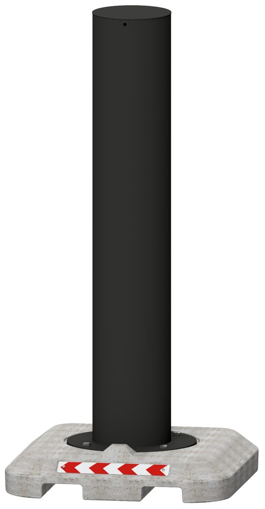 Flytbar pullert med massiv betonfod - 230 kg - Billede 4